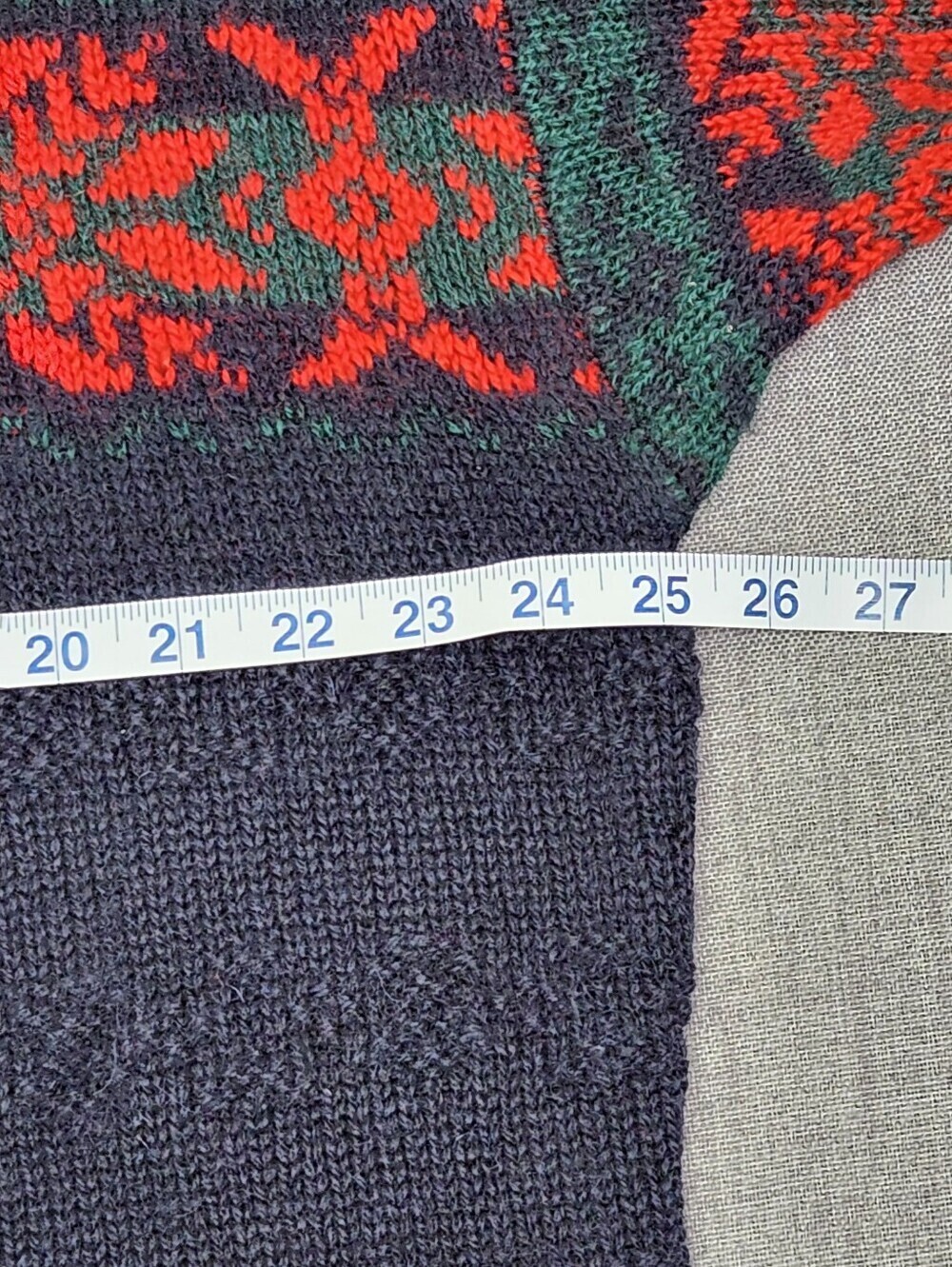Vintage GAP 100% Wool Chunky Holiday Sweater.  Large - Picture 6 of 6